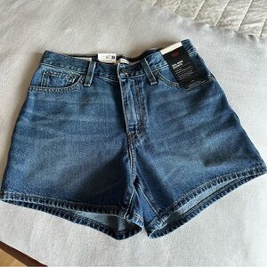 Levi's Blue Jean Shorts High-Waisted Classic
